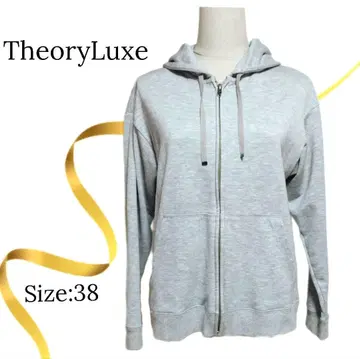 새상품급 TheoryLuxe 띠어리 럭스 후드티 그레이