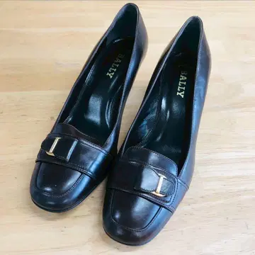 새상품급 BALLY 스트랩 펌프스 브라운 US6 1/2