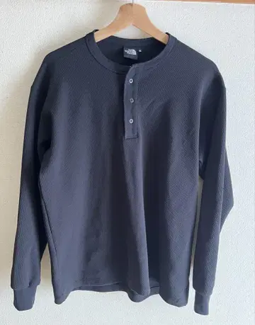 THE NORTH FACE 롱 슬리브 허니콤 헨리 T셔츠