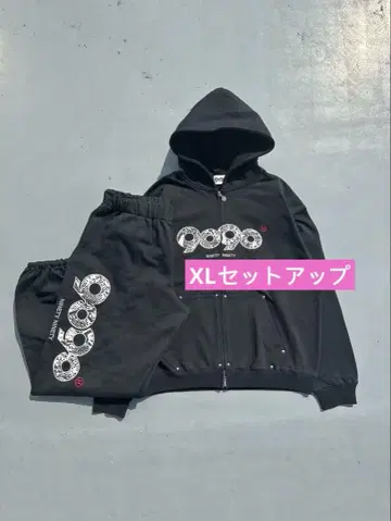 9090 OG 로고 어소트 셋업 BK XL