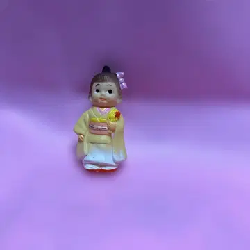 쇼와 레트로 인형 소프트 비닐 기모노