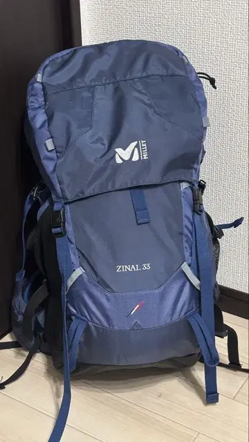 MILLET ZINAL 33 네이비 백팩