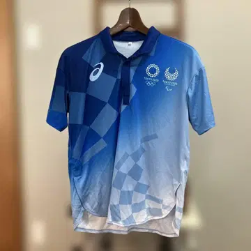 ASICS 도쿄 2020 올림픽 패럴림픽 피케 셔츠 팬츠 세트