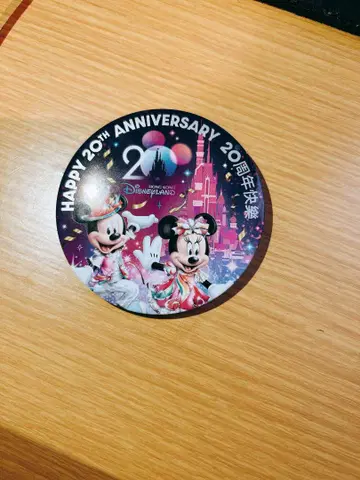홍콩 디즈니랜드 20주년 기념 캔 배지