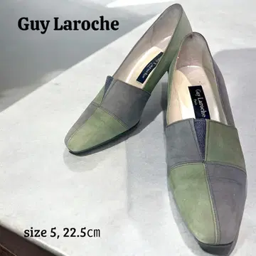 Guy Laroche 로쉬 펌프스 스웨이드 치즐 토 바이컬러