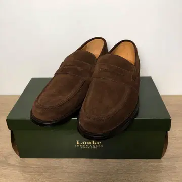 로크 페니 로퍼 다크 브라운 스웨이드 27cm C776DO