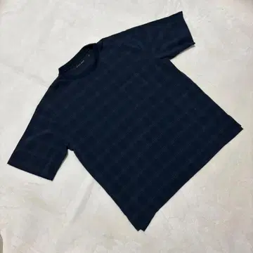 고품질 niko and - T셔츠 반팔 체크 무늬 빅 블랙 XL