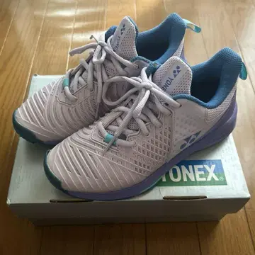 YONEX 테니스화 옴니클레이 여성용 라이트퍼플