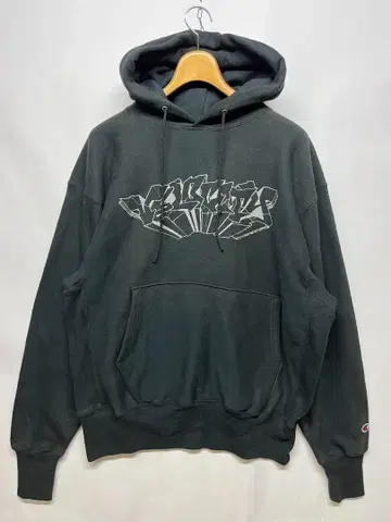 양호 00s 챔피온 리버스 위브 후디드 후드티 블랙 사이즈 L