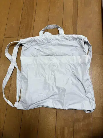 formuniform 드로우 스트링 백팩 화이트