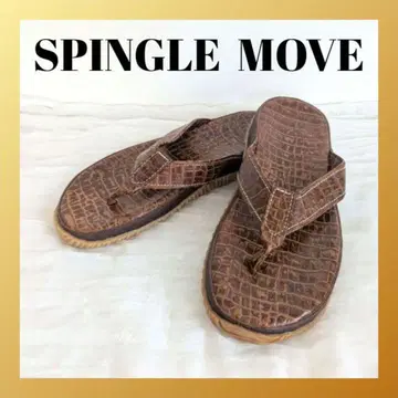 SPINGLE MOVE 남성용 가죽 샌들 악어
