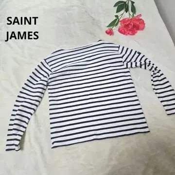 [ 오샤레 SAINT JAMES ] 다크 네이비 화이트 보더 티셔츠