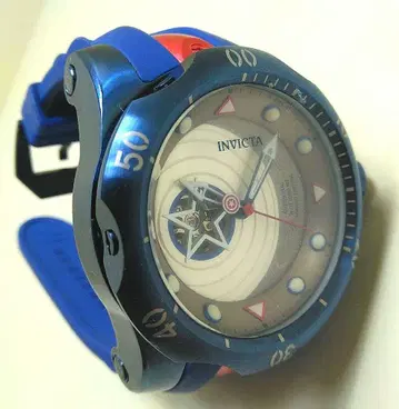 인빅타 INVICTA 마블 콜라보 캡틴 아메리카 모델