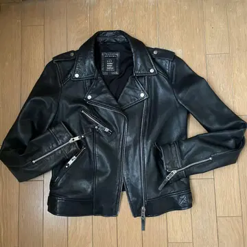 ZARA 자라 가죽 자켓 라이더 자켓 더블 락 바이크