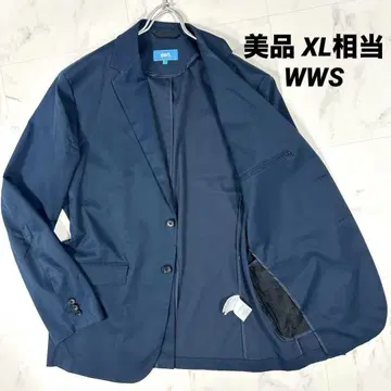 [새상품급] WWS 워크웨어 수트 테일러드 네이비 XL 상당 스트레치