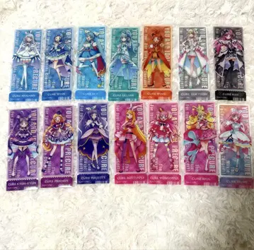 너와 아이돌 프리큐어 클리어 책갈피 14종 컴플리트