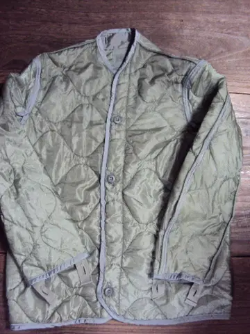 80s M65 퀼팅 라이너 XS 올리브 그린 미군 실물