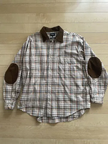 BEAMS 체크 워크 셔츠