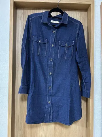 크로커다일 네이비 데님 셔츠