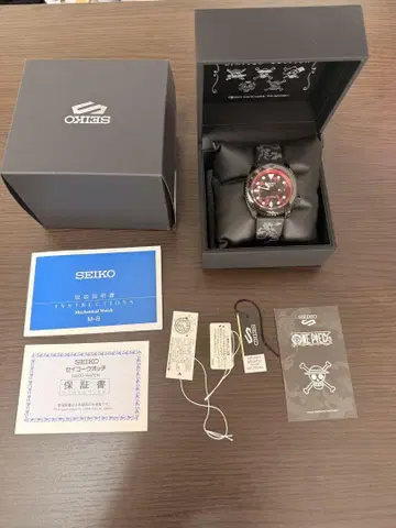 SEIKO 원피스 콜라보 한정판 모델 자동 와인딩 SBSA151