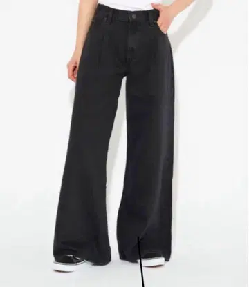 Levi's BAGGY DAD WIDE LEG 블랙 데님 25Inch