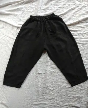 MITTAN 능직 린넨 팬츠 2 블랙 size 2