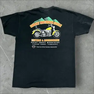 00s 할리 샵 티셔츠 부품 가게 티셔츠 페이드 레어