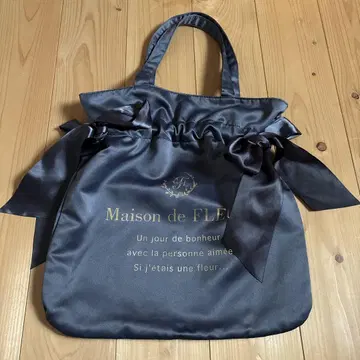 Maison de FLEUR 리본 포함 토트백