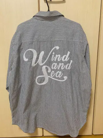 윈드앤씨 Wind and Sea 스트라이프 셔츠 XL