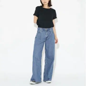 새상품급 Levi's BAGGY DAD WIDE LEG 24