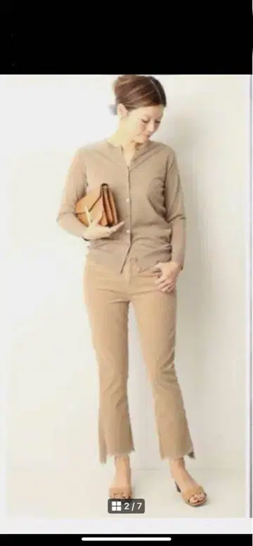 deuxieme classe Mother 컷오프 코듀로이 팬츠