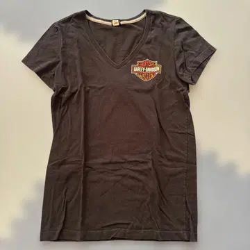 Harley-Davidson 블랙 V넥 티셔츠 M 사이즈