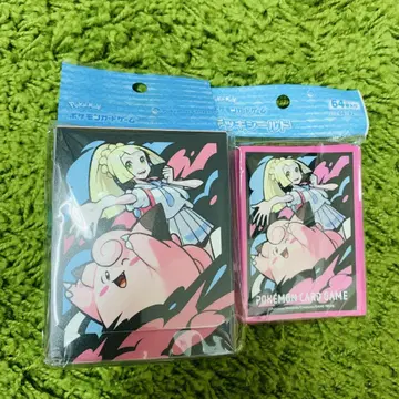 포켓몬 카드 게임 카드 슬리브 데크 케이스 리리에&삐삐