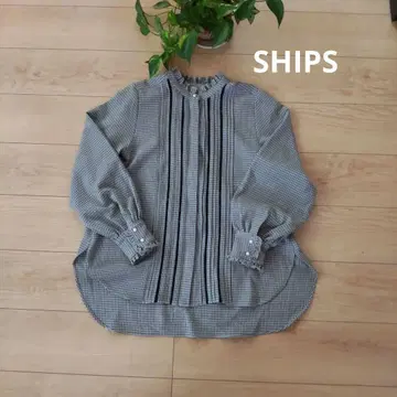 [SHIPS] 가을 겨울용 긴팔 블라우스