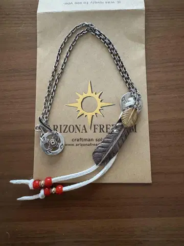 ARIZONA FREEDOM 상금 페더 70mm 목걸이 세트
