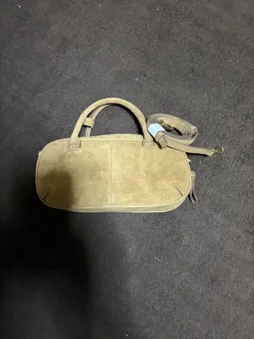 [ ZARA ] 더블 핸들 스플릿 스웨이드 미니 백