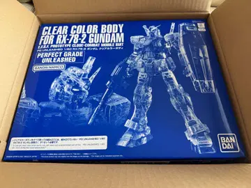 PG UNLEASHED RX-78-2 건담 클리어 컬러 바디