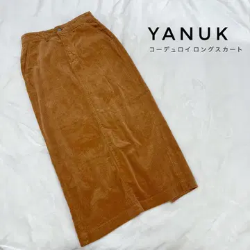[ yanuk ] 코듀로이 스커트 카멜