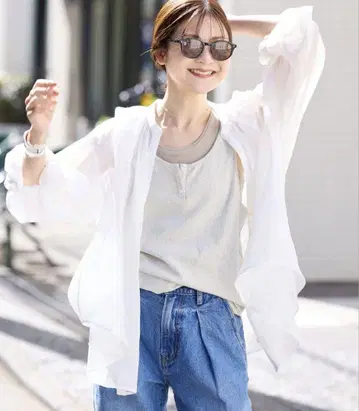 SLOBE IENA 라미 개더 셔츠
