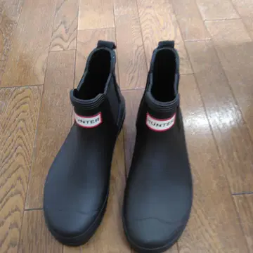 HUNTER 블랙 숏부츠