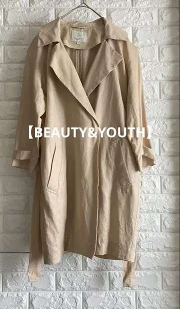 [ BEAUTY&YOUTH ] 베이지 트렌치코트 S