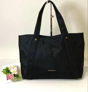새상품급 토카 TOCCA AVENUE 나일론 토트백 블랙