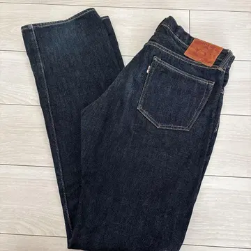 MOMOTARO 다크 블루 스트레이트 데님