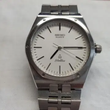 SEIKO 쿼츠 손목시계 화이트 다이얼