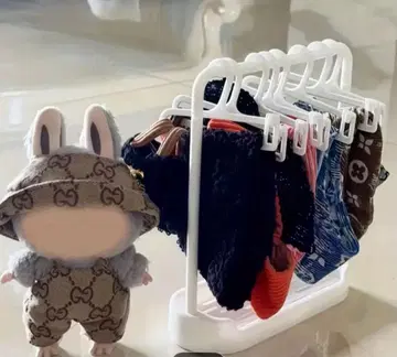 러브부용 옷걸이 포함 수납 스탠드