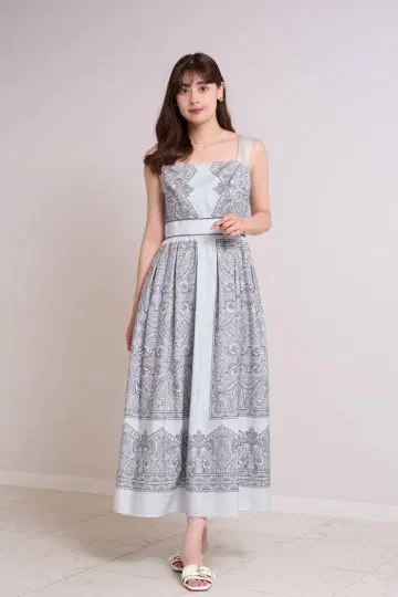 herlipto Marbella Panel Printed Dress