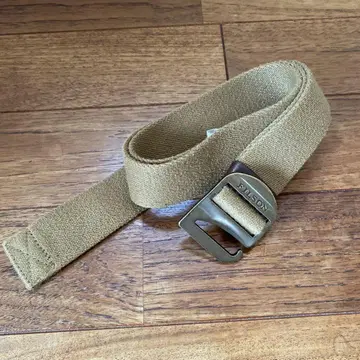 FILSON 캔버스 베이지 벨트