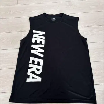 NEW ERA 블랙 탱크탑 L