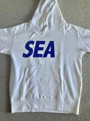 SEA/WIND AND 프린트 후드 부착 후드티