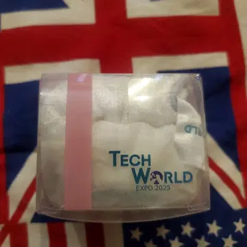TECH WORLD EXPO 2025 꽃 디자인 만두 모양 손수건